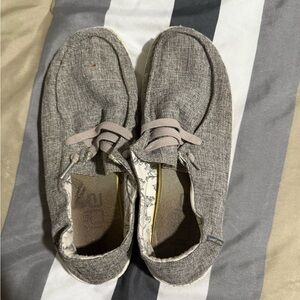 Gray women’s hey dude Casual Slip-On Shoes